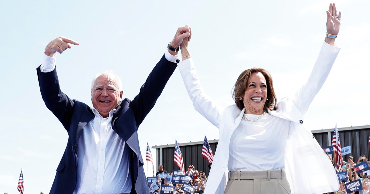 Harris talks up immigration plans at packed rally in battleground Arizona