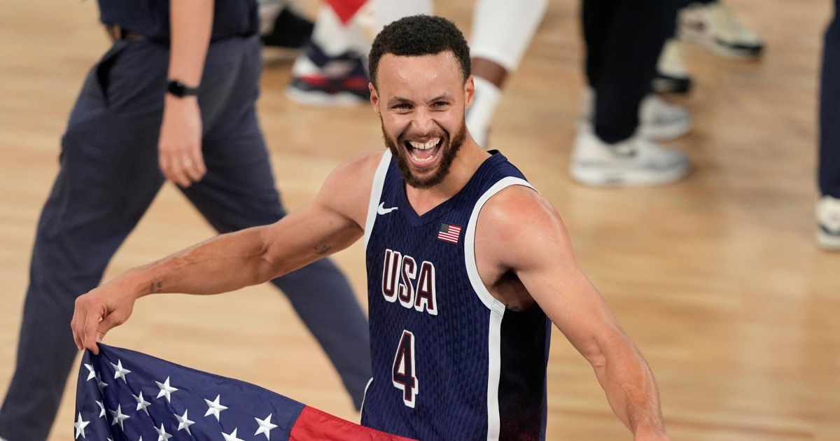 Steph Curry lidera a equipe dos EUA na conquista da quinta medalha de ouro consecutiva no basquete masculino