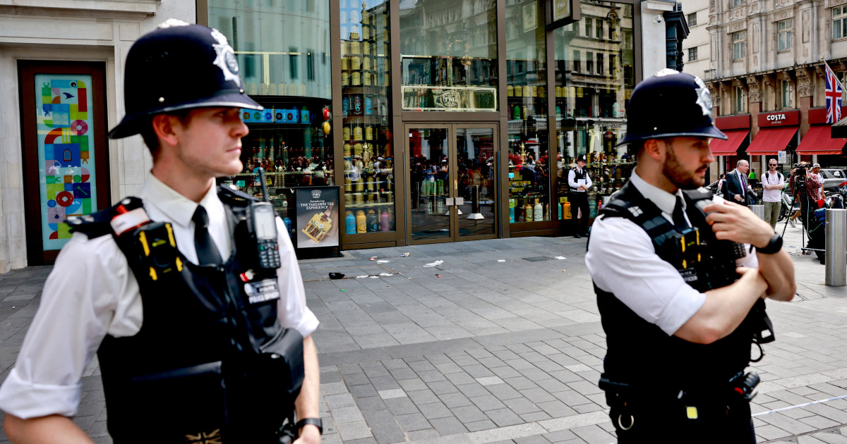 Guy arrested after a kid and grownup are stabbed in a hectic London sq.