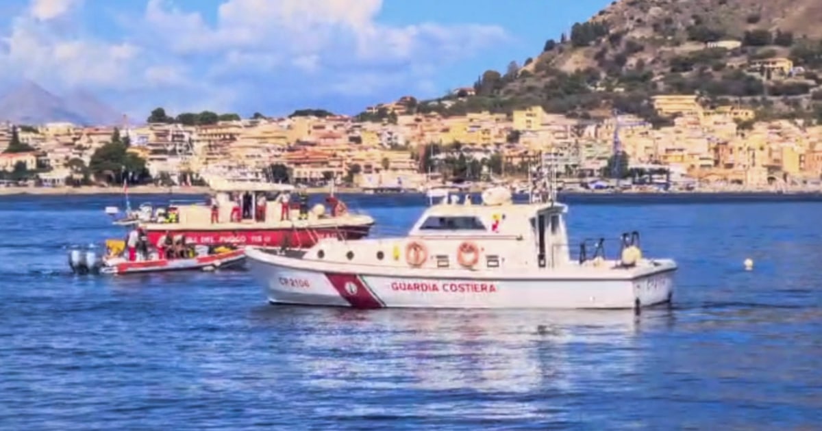 1 dead, 6 missing after luxury superyacht sinks off Sicily in storm