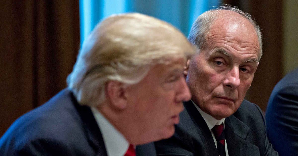 John Kelly rejects Trump’s Medal of Honor line