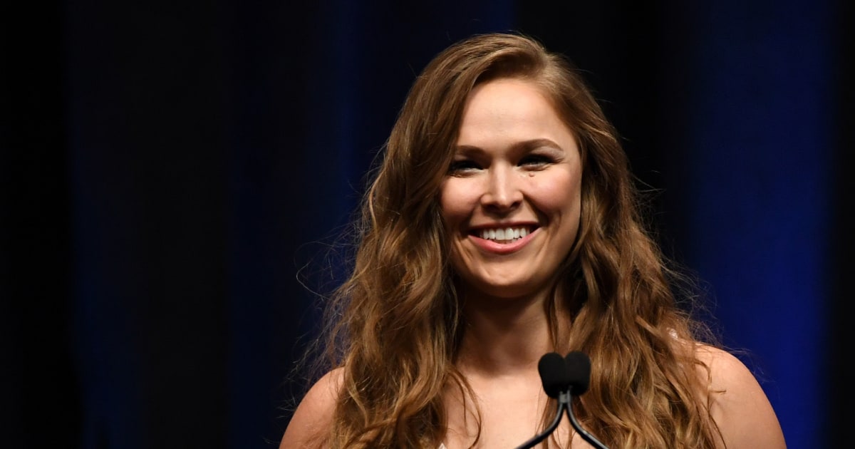 Former MMA fighter Ronda Rousey has apologized for sharing the Sandy Hook conspiracy theory years ago.