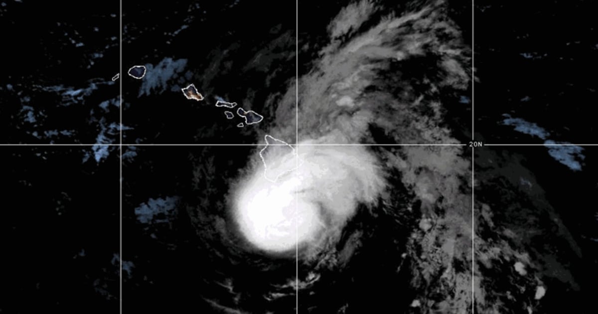 L’uragano Hon porta forti piogge e venti dannosi sulla Big Island delle Hawaii