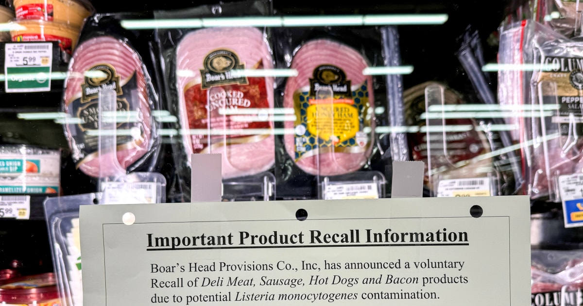 Six more deaths linked to listeria outbreak at Boar's Head delicatessen meat