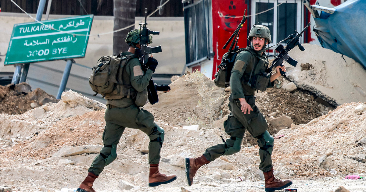 According to the Israeli military, five militants hiding in a mosque were killed