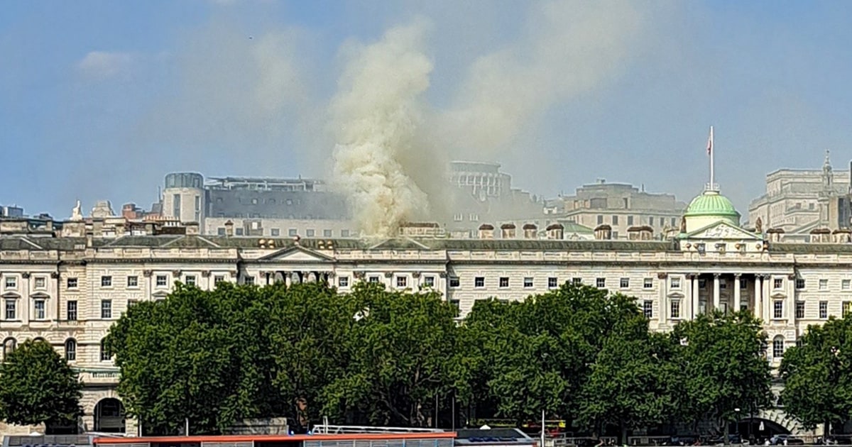 Kunstwerken van Van Gogh en Cézanne raakten niet beschadigd nadat er brand uitbrak in Somerset House in Londen