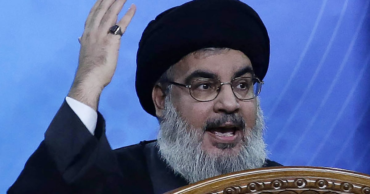 IDF says it has killed Hezbollah leader Hassan Nasrallah