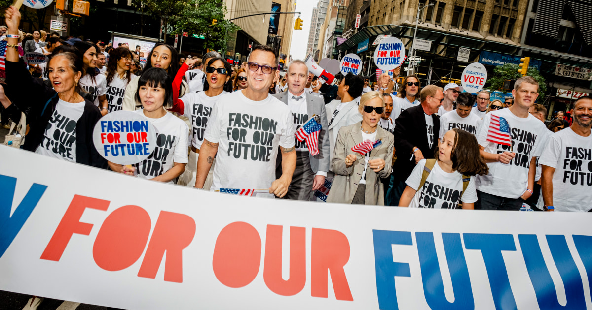 Why the fashion industry is marching for democracy 