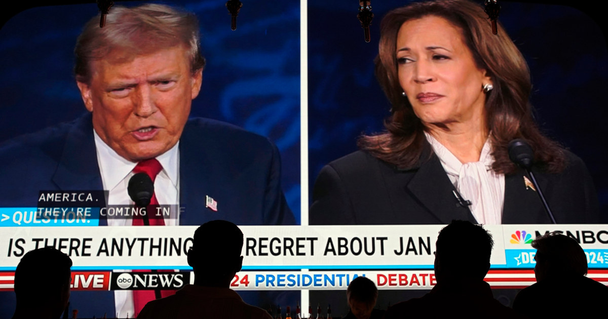 Debate between Harris and Trump reaches at least 57.5 million viewers according to initial ratings