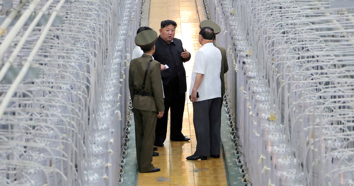 Kim Jong Un visits North Korean uranium enrichment facility in rare photos of his nuclear program