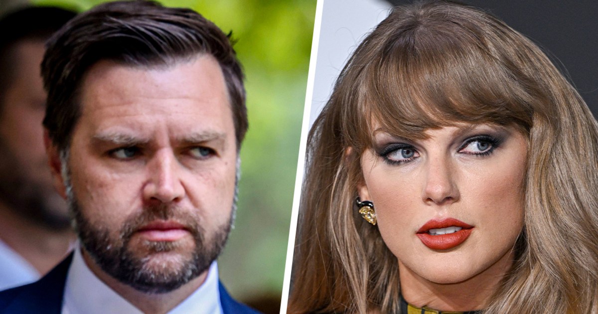 JD Vance reacts to Taylor Swift and fails the self-confidence test