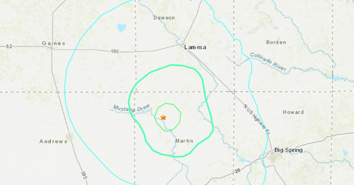 5.1 Magnitude Earthquake Hits Near Midland, Texas