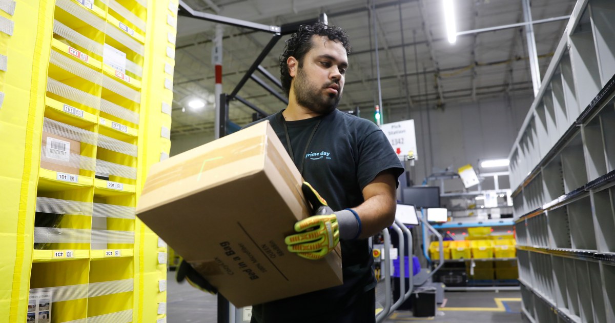 Amazon increases average pay for warehouse workers and adds free Prime