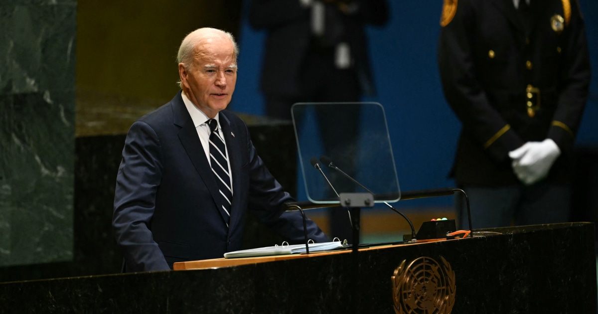 Biden to deliver final U.N. General Assembly speech amid global turmoil