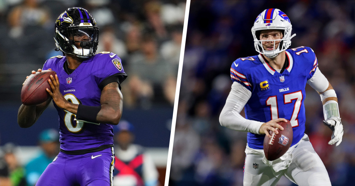 The Bills vs. Ravens game begins in Baltimore