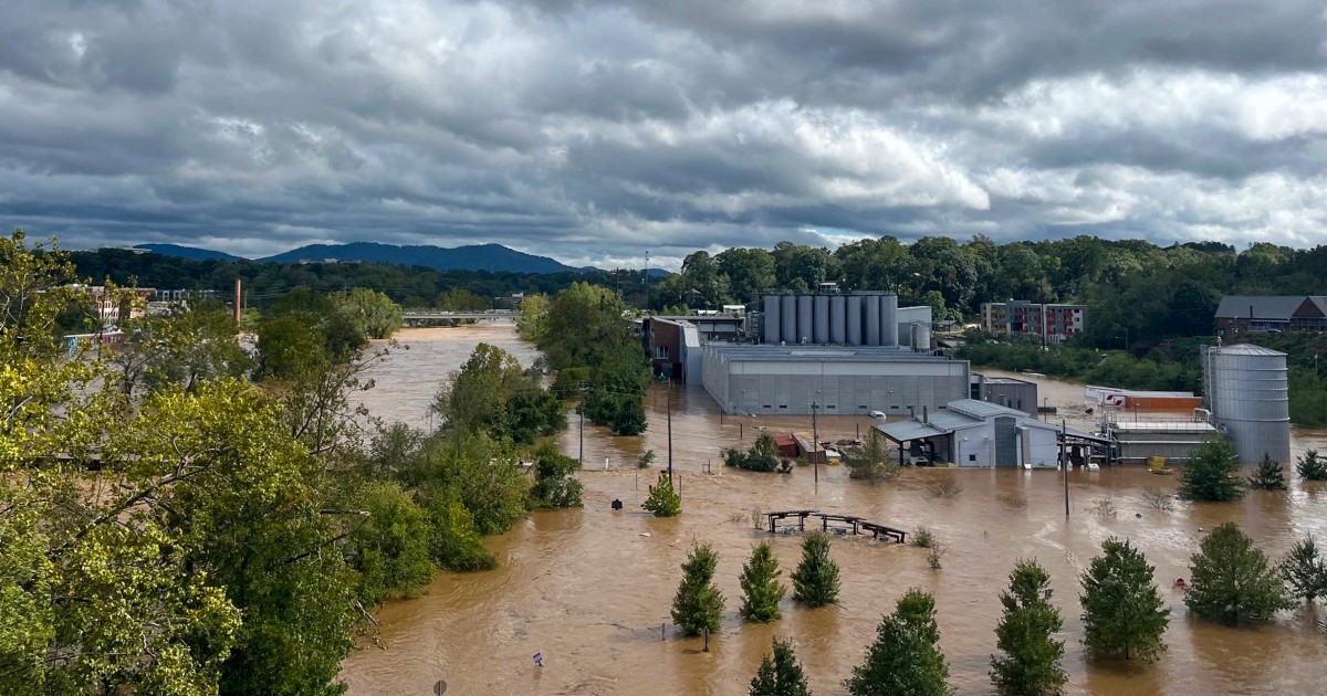 A historic North Carolina village is underwater after Hurricane Helen's