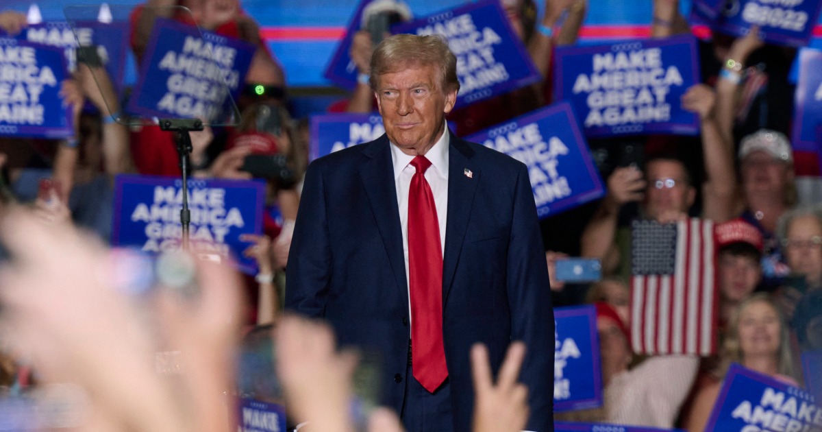 Trump, using extreme rhetoric, calls Harris ‘mentally impaired’ and says she should be ‘prosecuted’