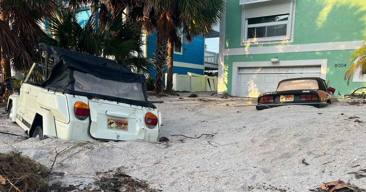 Florida’s barrier islands are suffering from hurricanes Milton and Helene