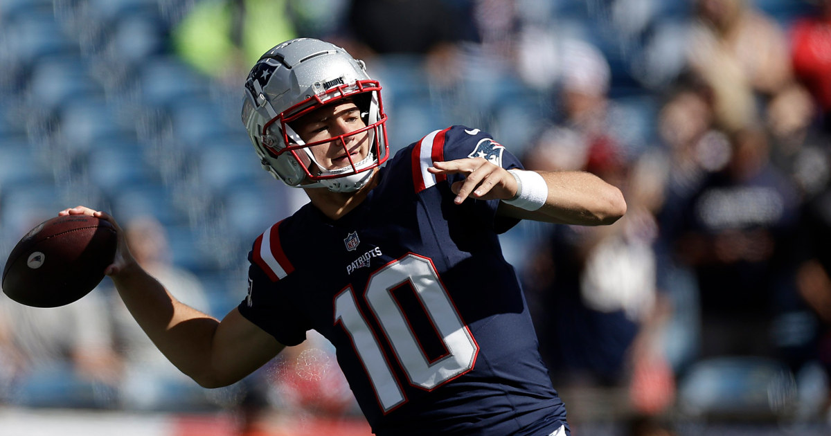 Patriots rookie QB Drake Maye makes first career start Sunday against Texans: reports