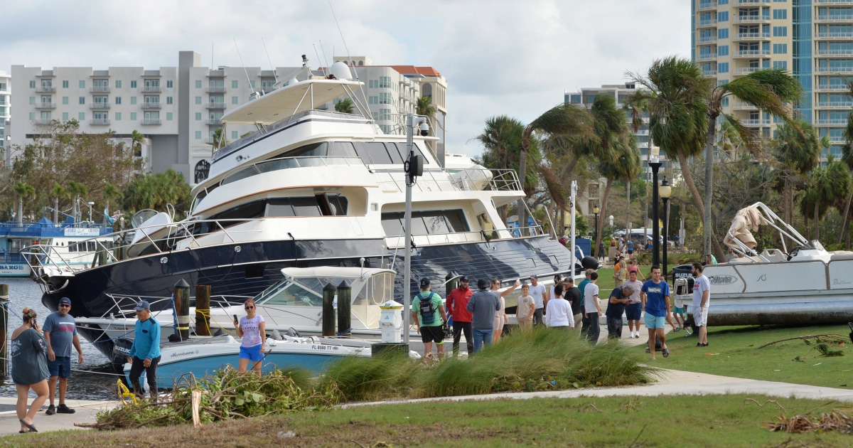 Sarasota, the city in the eye of the storm, remains largely unscathed