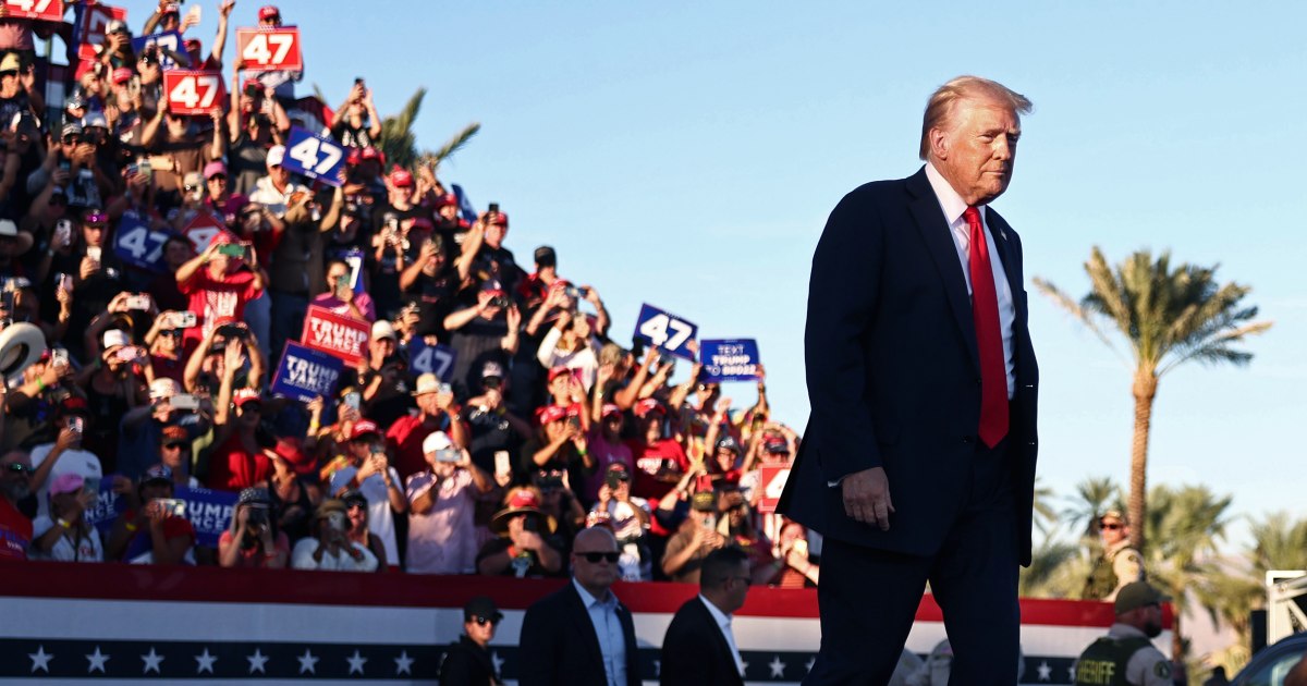 Investigation underway after man tried to enter Trump California rally perimeter with guns in vehicle