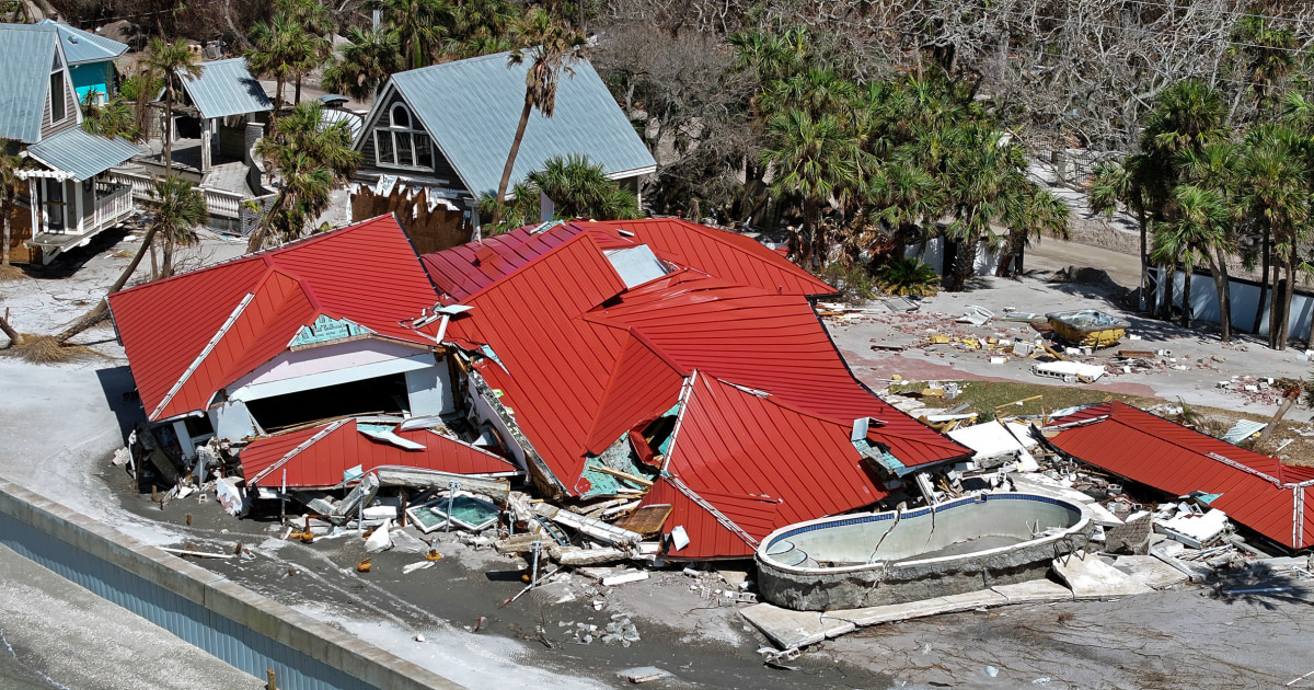 Florida’s Manasota Key was devastated after Hurricane Milton made landfall nearby