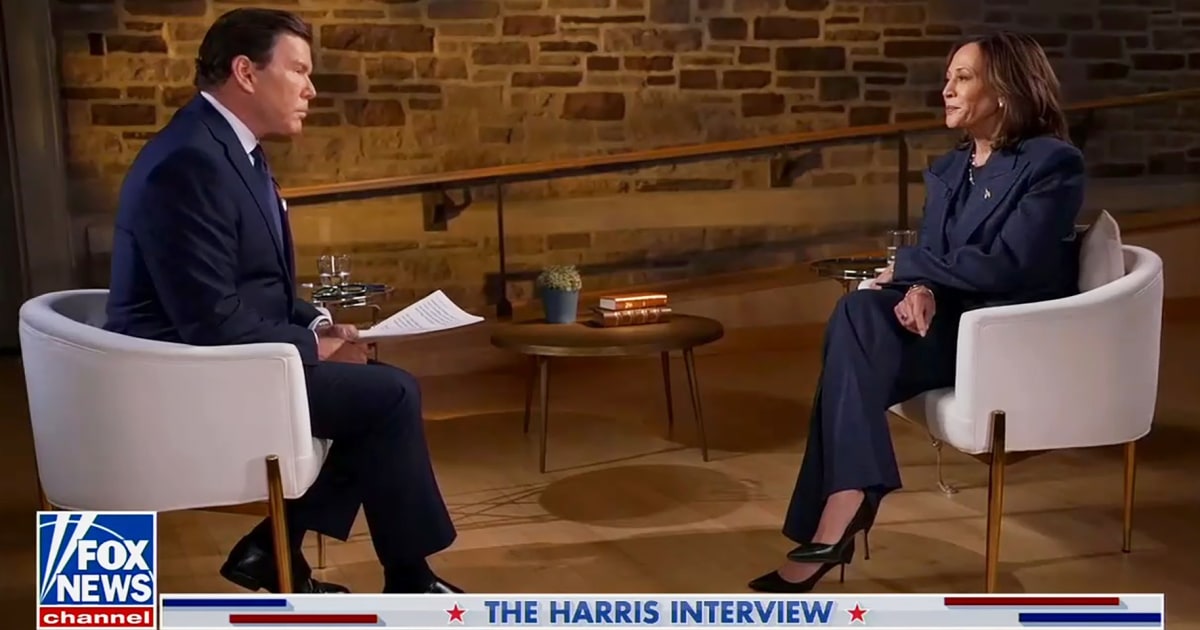 Kamala Harris’ meeting with Fox News was more of a sparring match than an interview