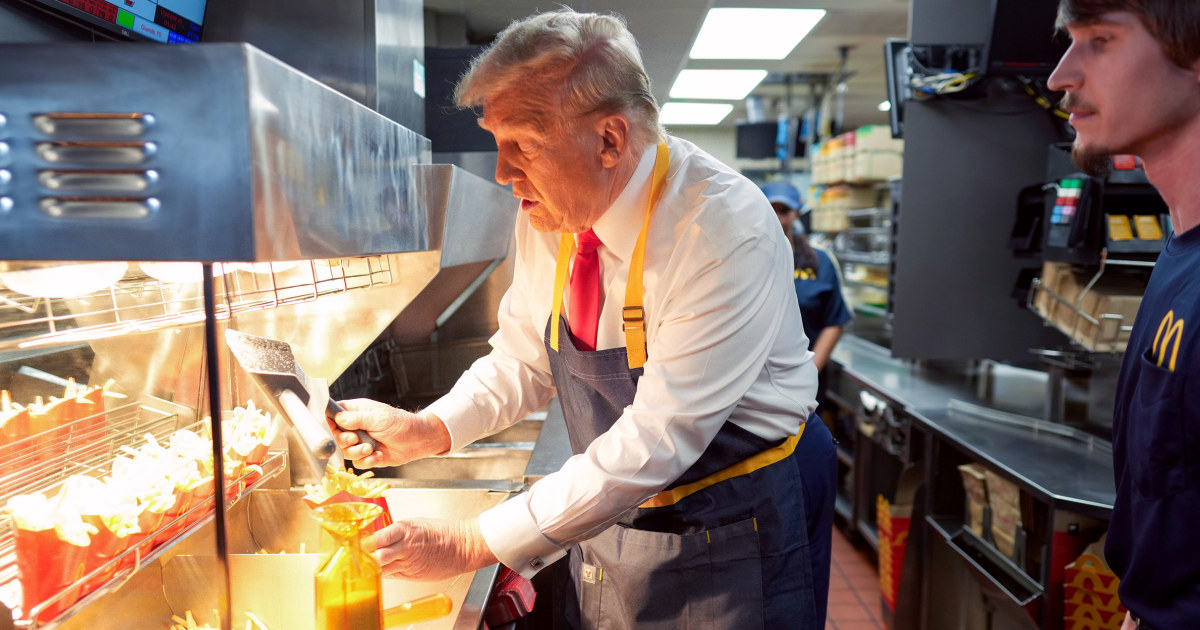 Why Trump’s staged McDonald’s theatrics don’t count as work