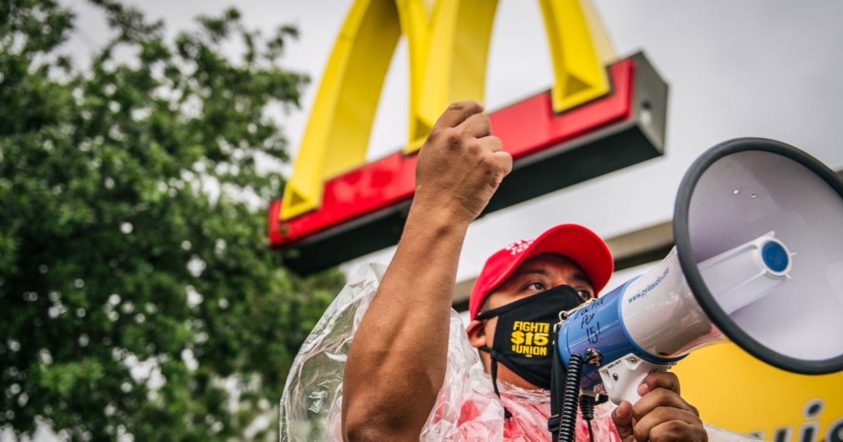 McDonald's is the latest battlefield in the Trump-Harris fight to reach low-wage voters