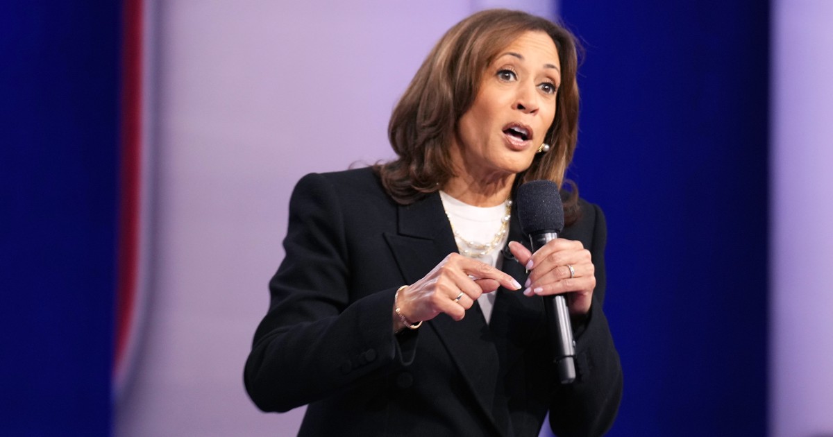 Kamala Harris calls Trump a 'fascist' as she argues he's 'dangerous' and unfit for office