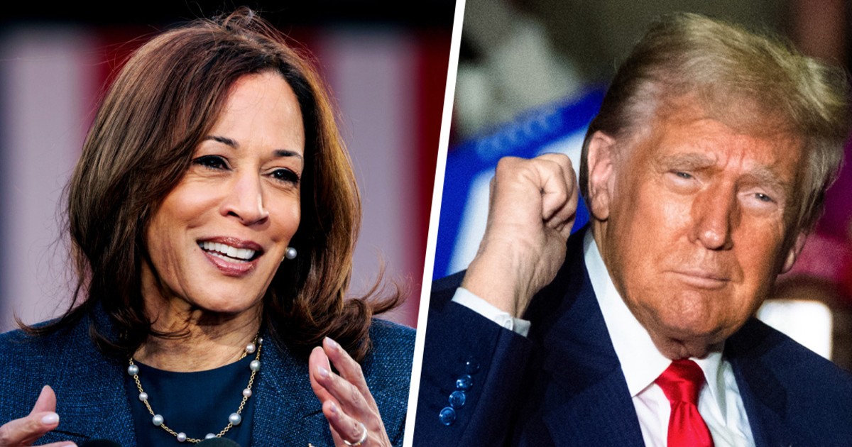 How Donald Trump, Kamala Harris and their running mates share time between the 7 swing states