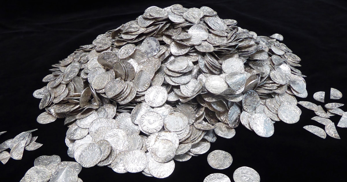 Silver coins from 11th century sell for more than  million in U.K.