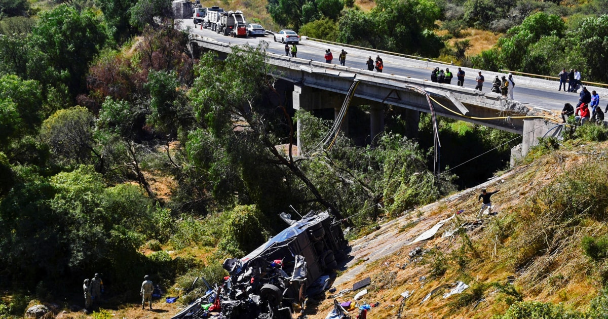 19 dead in Mexico as bus crashes after hitting trailer that detached from truck