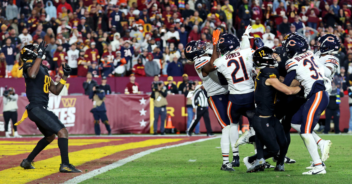 Commanders defeat Bears on wild 52-yard Hail Mary touchdown on final play