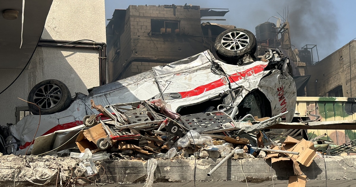 Israeli forces leave a trail of destruction after dayslong siege at one of Gaza’s last hospitals