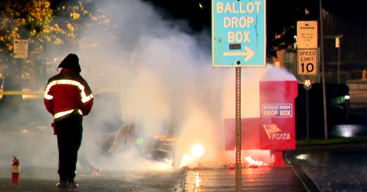 Ballot box fires in Oregon and Washington highlight safety measures for early voting