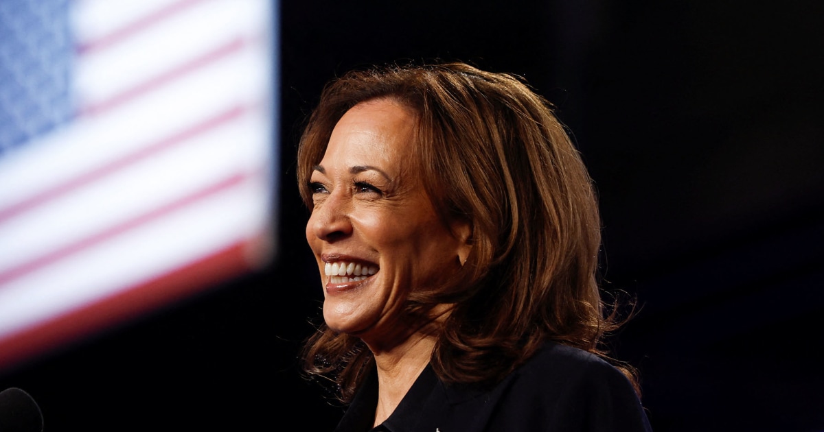 Harris concedes before an emotional crowd at her alma mater