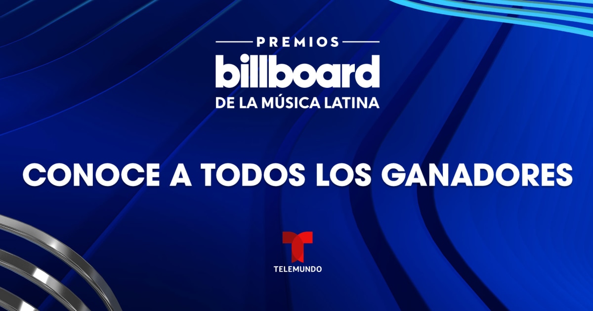 Los ganadores de los Premios Billboard 2024 Lista completa