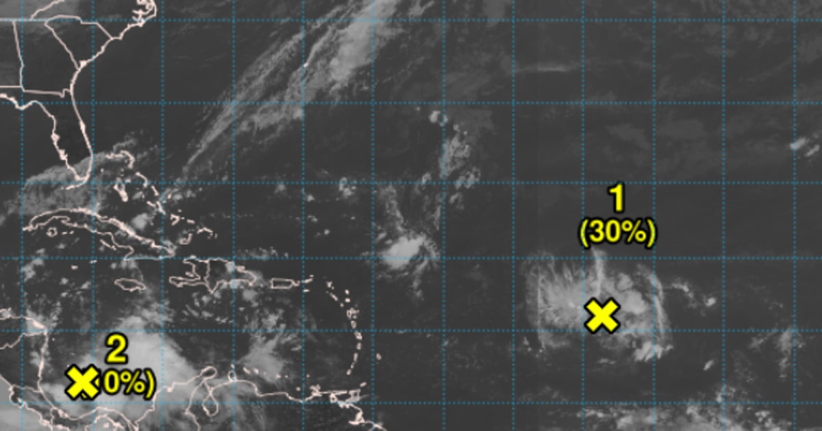 They report on the possible formation of Tropical Storm Nadine this week in the Atlantic