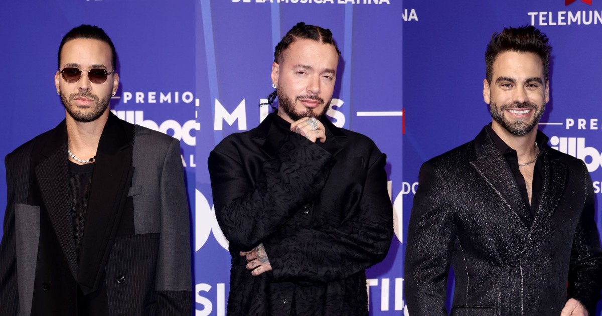 Los galanes más guapos de la alfombra rojaPremios Billboard 2024