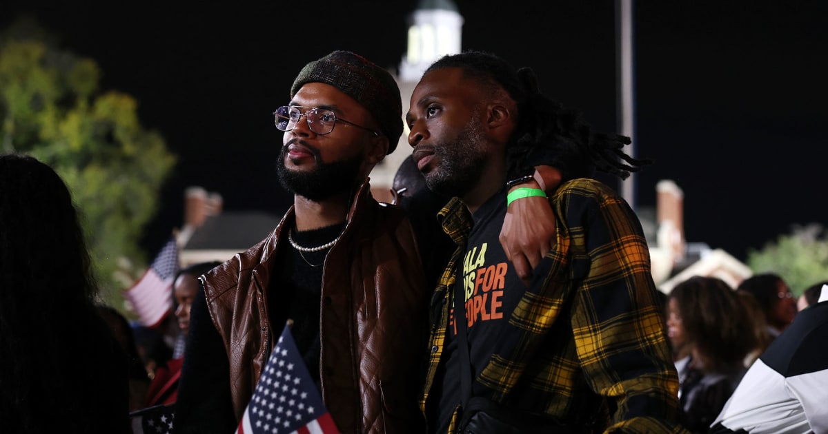 The vibe at Howard University, where Harris was set for a victory lap, remains tense