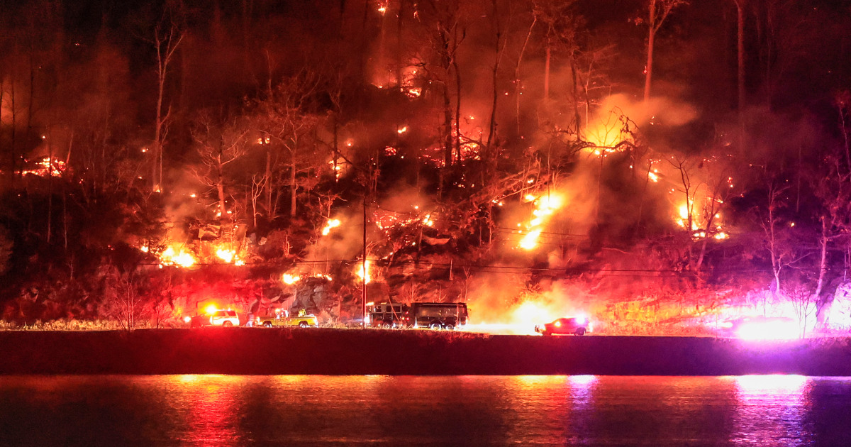 Over 150 homes evacuated as wildfire risk persists across historically dry Northeast