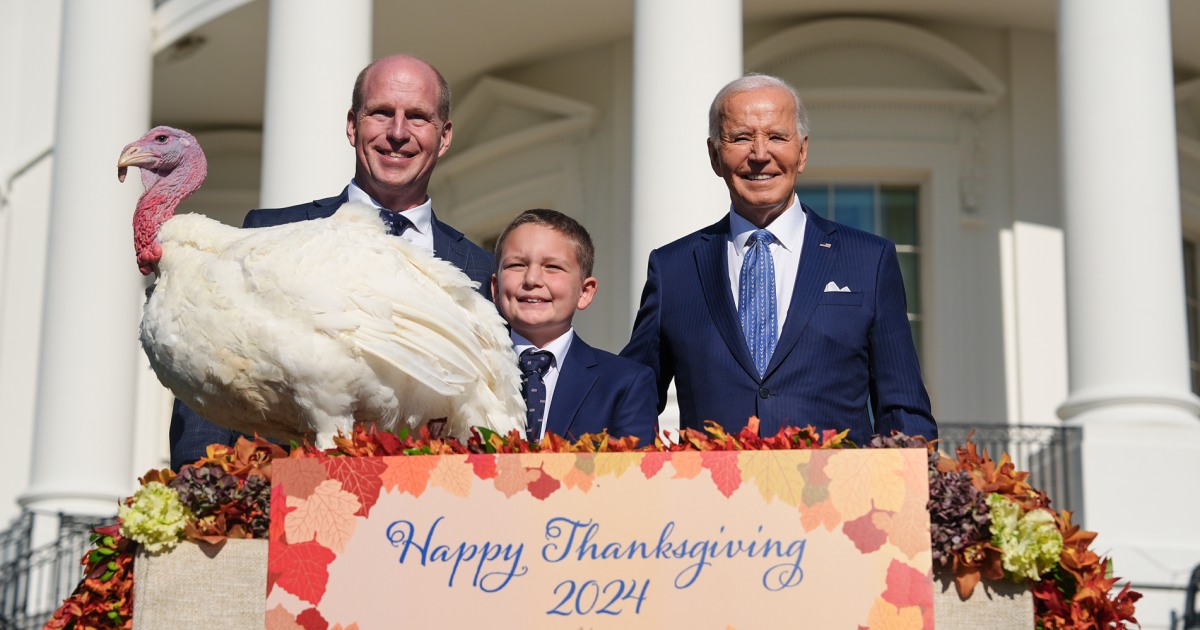 Biden pardons the last turkeys of his presidency