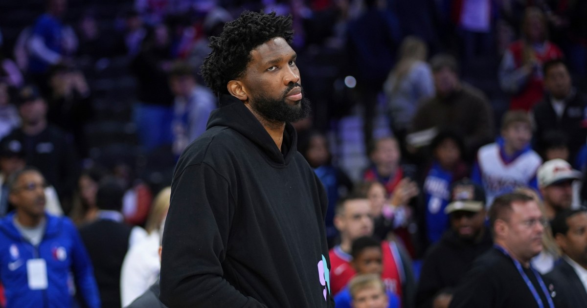 76ers’ Joel Embiid reportedly pushes the columnist in the locker room after the game