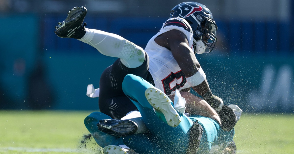 Texans safety Azeez Al-Shaair apologizes for hit on Jaguars quarterback Trevor Lawrence