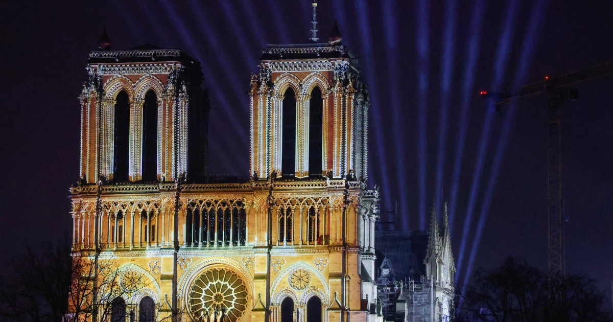 Paris’ Notre-Dame cathedral rises from the ashes with grand reopening, five years on from fire