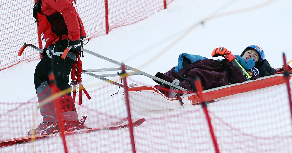 Mikaela Shiffrin describes ‘stab wound’ injury after dramatic World Cup race crash