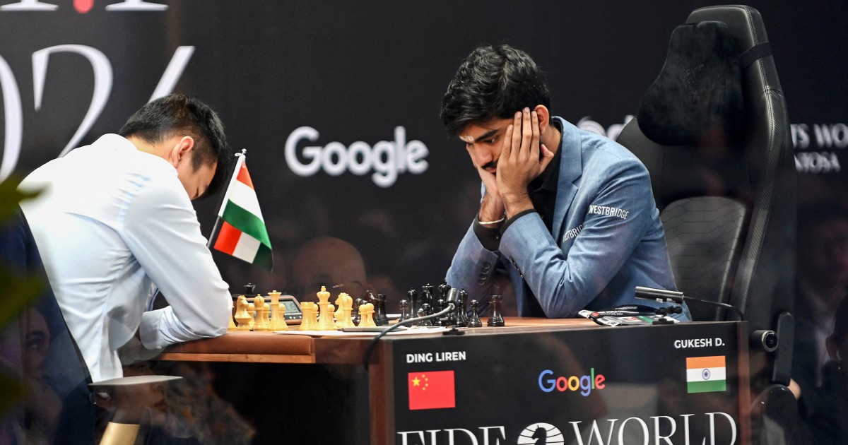 India’s Gukesh Dommaraju crowned world champion of chess, the youngest ever