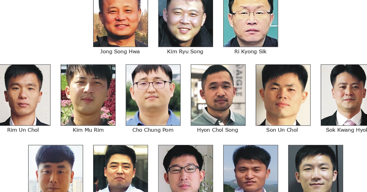 U.S. charges 14 North Koreans in  million identity theft and extortion case