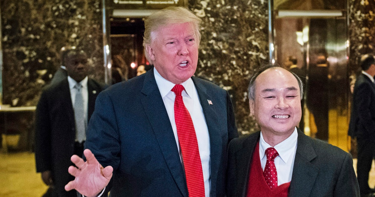 Trump and Japan tech conglomerate SoftBank announce 0 billion in U.S. investments